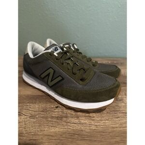 New Balance Men's 501 Classic Running Sneakers ML501JNB Olive Black Size 7